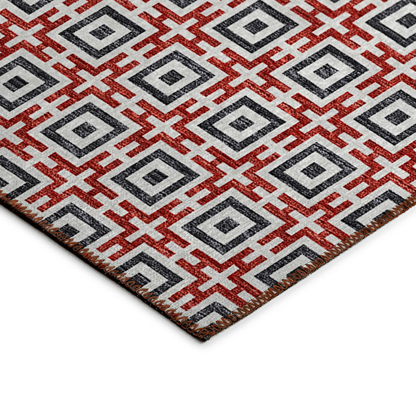 Marlo Red Chenille Rug (MO1)