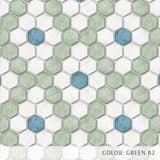 Hexagon Diamond Dot Tile Pattern (P2237)