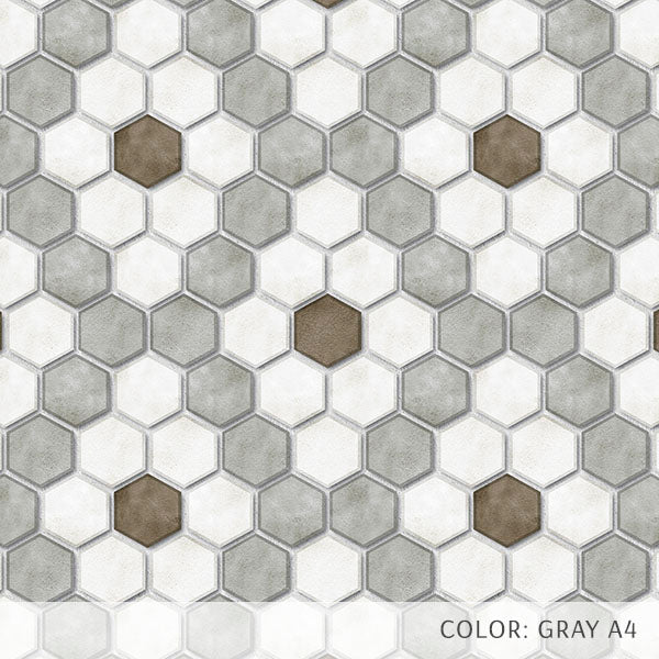Hexagon Diamond Dot Tile Pattern (P2237)