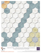 Hexagon Double Diamond Tile Pattern (P2242)