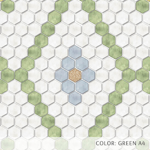 Hexagon Double Diamond Tile Pattern (P2242)