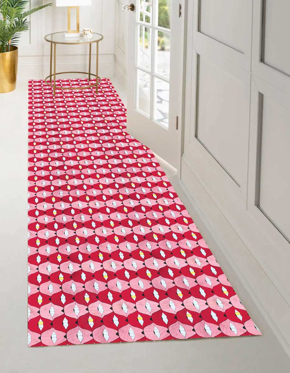 Red Pink Urban Lips Mats