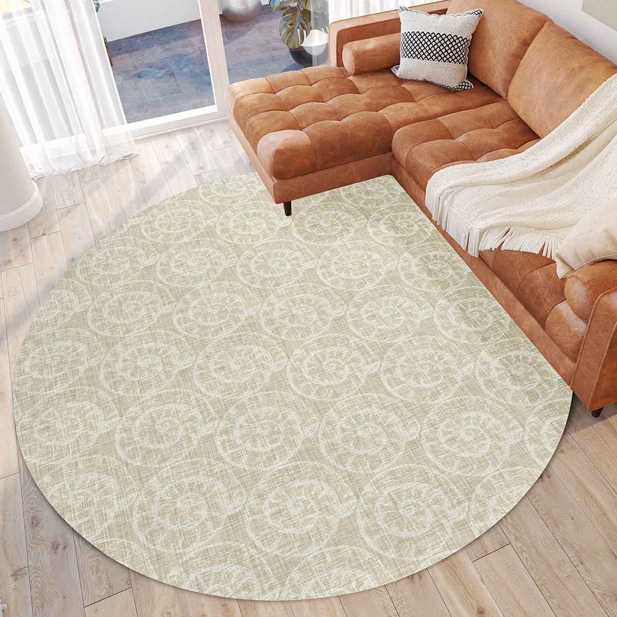 Seabreeze Taupe Chenille Rug (SZ11)