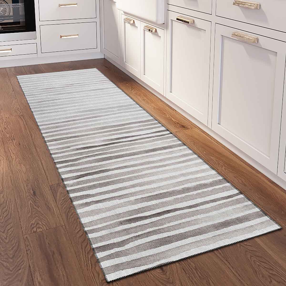 Seabreeze Pewter Chenille Rug (SZ8)