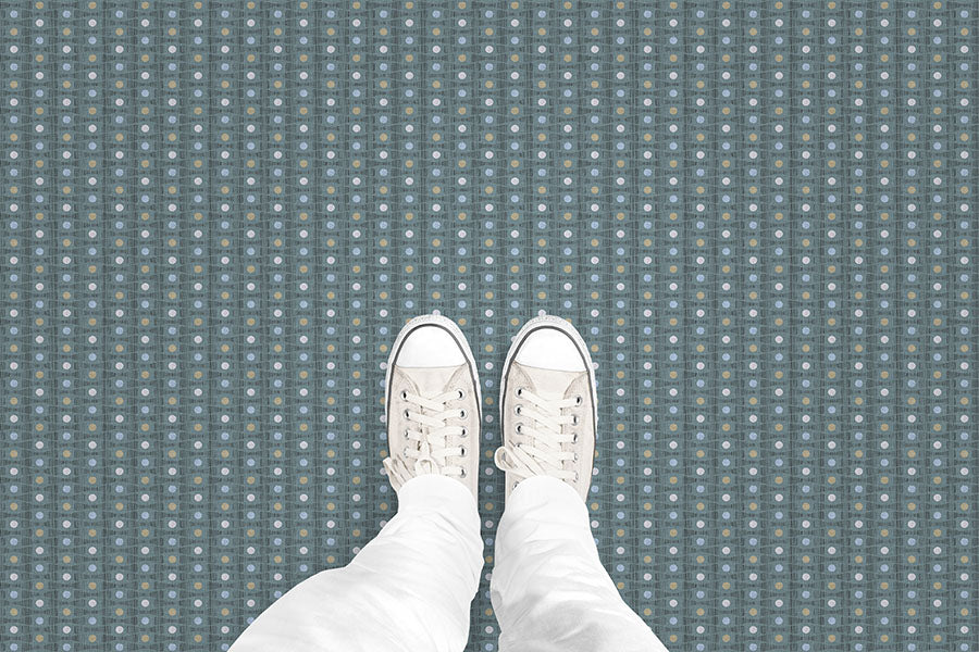 Dot Dash (P29) Custom Printed Vinyl Flooring Design