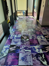 Custom Printed 50-mil Thick Vinyl Flooring