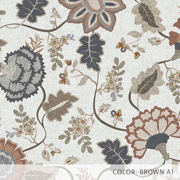 Floral Tapestry (P1201) Custom Printed Vinyl Flooring Design