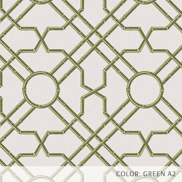 Bamboo Garden Trellis (P1225) Custom Printed Vinyl Flooring Design