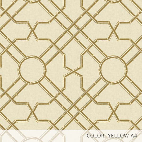 Bamboo Garden Trellis (P1225) Custom Printed Vinyl Flooring Design