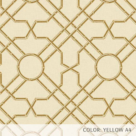 Bamboo Garden Trellis (P1225) Custom Printed Vinyl Flooring Design