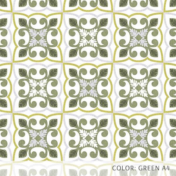 Azulejo (P1382) Custom Printed Vinyl Flooring Design