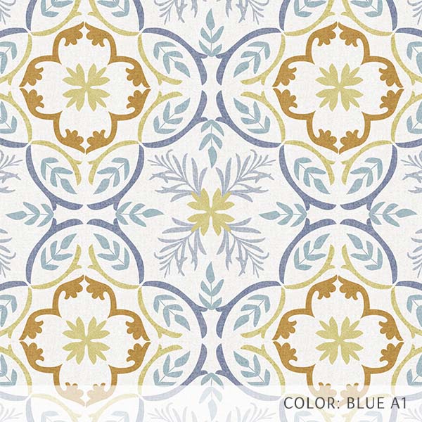 Lisbon Tile (P1384) Custom Printed Vinyl Flooring Design