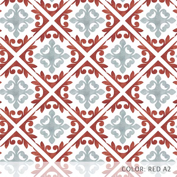 Porto Tile (P1385) Custom Printed Vinyl Flooring Design