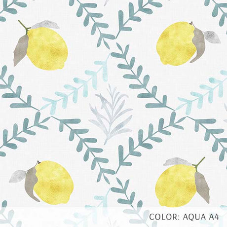 Lemon Tile (P1387) Custom Printed Vinyl Flooring Design