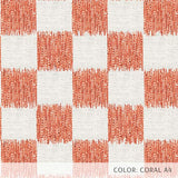 Ikat Check (P1471) Custom Printed Vinyl Flooring Design