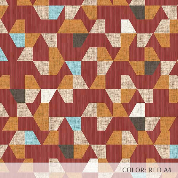 Stacked Trapezoids (P1559) Custom Printed Vinyl Flooring Design