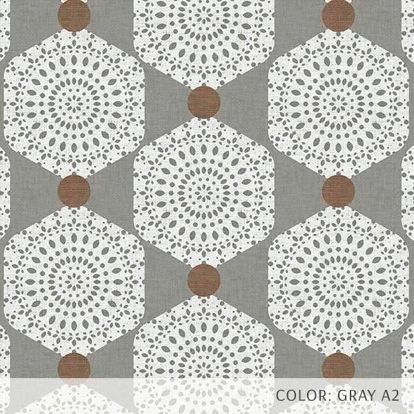 Lace Hexagon (P1564) Custom Printed Vinyl Flooring Design
