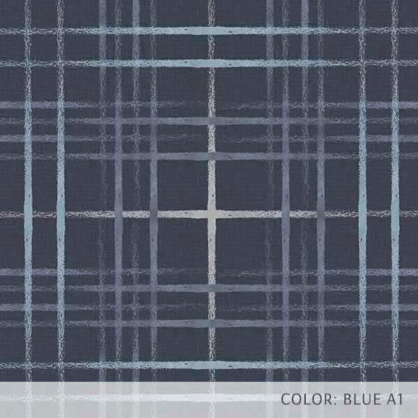 Painterly Plaid (P1644) Custom Printed Vinyl Flooring Design