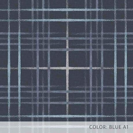 Painterly Plaid (P1644) Custom Printed Vinyl Flooring Design