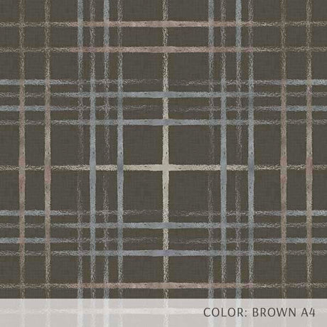 Painterly Plaid (P1644) Custom Printed Vinyl Flooring Design