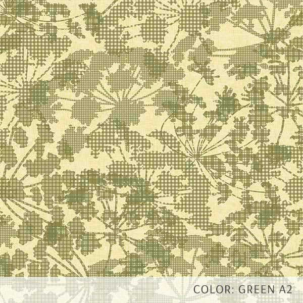 Floral Plaid (P1647) Custom Printed Vinyl Flooring Design