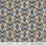 Stylized Starburst (P1649) Custom Printed Vinyl Flooring Design