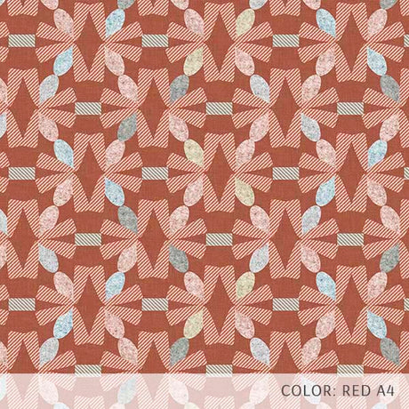 Stylized Starburst (P1649) Custom Printed Vinyl Flooring Design