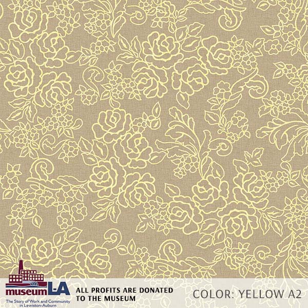 Floral Outline Museum LA (P1671) Custom Printed Vinyl Flooring Design