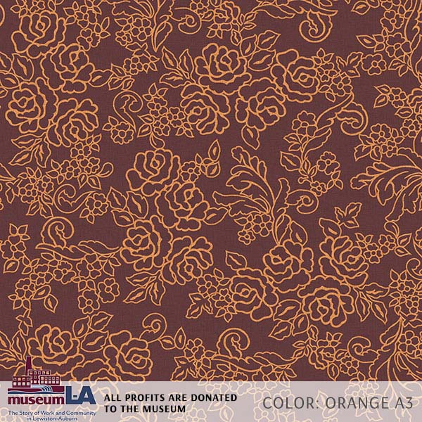 Floral Outline Museum LA (P1671) Custom Printed Vinyl Flooring Design