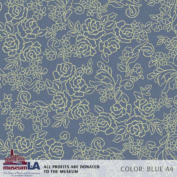 Floral Outline Museum LA (P1671) Custom Printed Vinyl Flooring Design