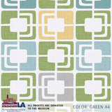 Retro Rectangles Museum LA (P1677) Custom Printed Vinyl Flooring Design