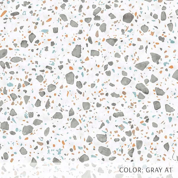 Glass Terrazzo (P1707) Custom Printed Vinyl Flooring Design