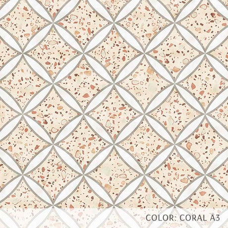 Terrazzo Diamond (P1708) Custom Printed Vinyl Flooring Design