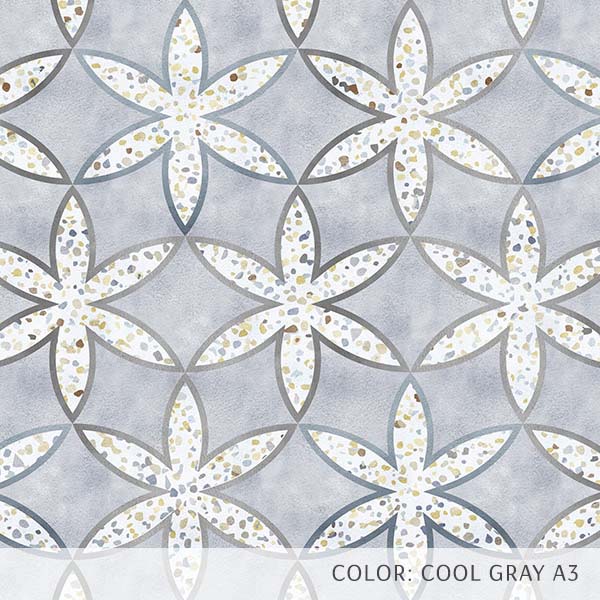 Starburst Terrazzo (P1712) Custom Printed Vinyl Flooring Design