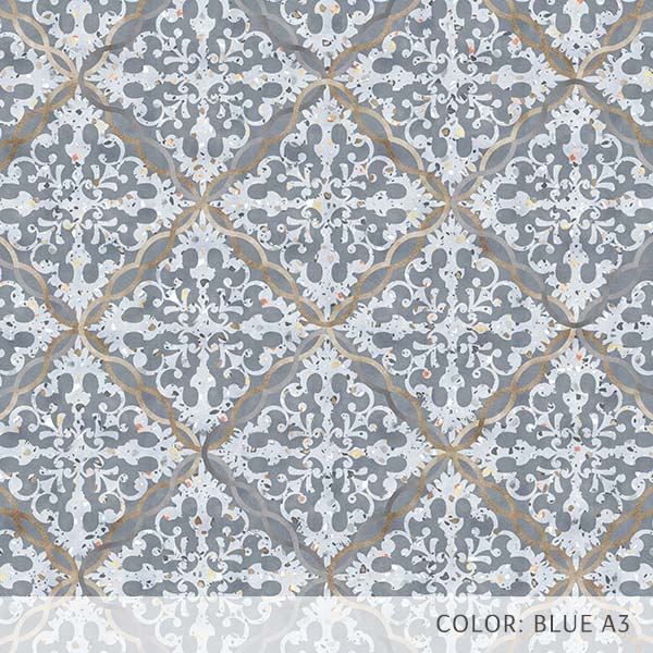 Terrazzo Tile (P1713) Custom Printed Vinyl Flooring Design