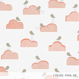 Birds on Clouds (P215) Custom Printed Vinyl Flooring Design