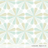 Floral Starburst (P262) Custom Printed Vinyl Flooring Design