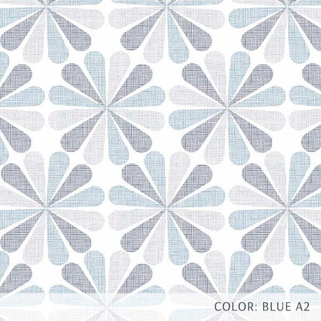 Floral Starburst (P262) Custom Printed Vinyl Flooring Design