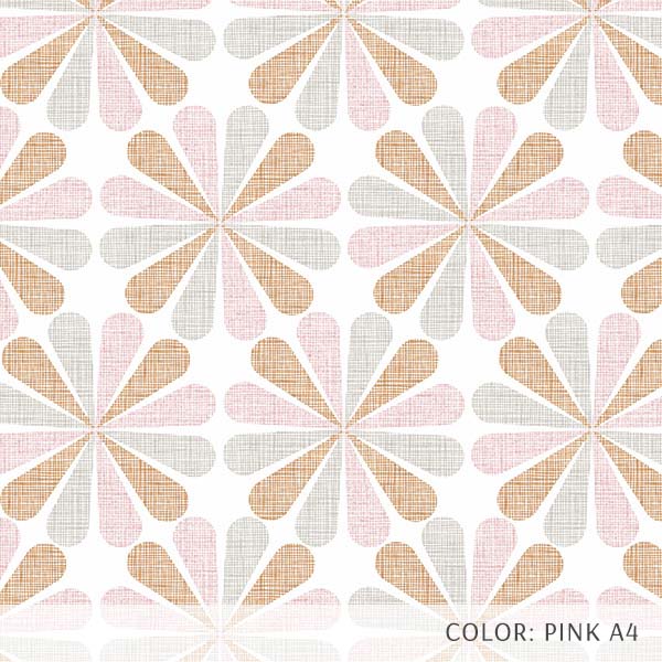 Floral Starburst (P262) Custom Printed Vinyl Flooring Design