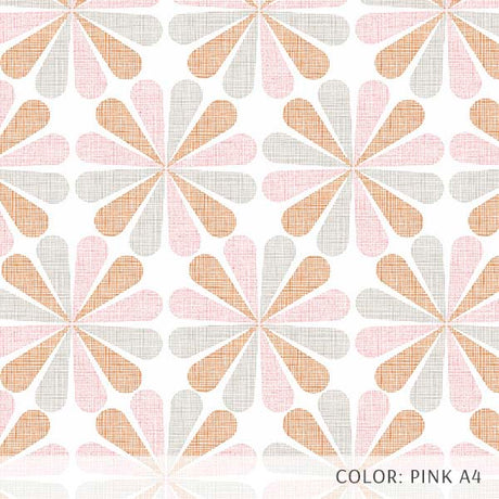 Floral Starburst (P262) Custom Printed Vinyl Flooring Design