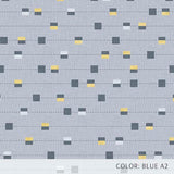 Stitched Stripe with Squares (P319) Custom Printed Vinyl Flooring Design