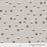 Stitched Stripe with Squares (P319) Custom Printed Vinyl Flooring Design