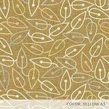 Geometric Tossed Leaves (P386) Custom Printed Vinyl Flooring Design