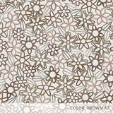 Floral Lace with Leaves (P389) Custom Printed Vinyl Flooring Design