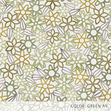 Floral Lace with Leaves (P389) Custom Printed Vinyl Flooring Design