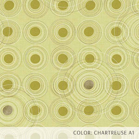 Stitched Circles (P440) Custom Printed Vinyl Flooring Design