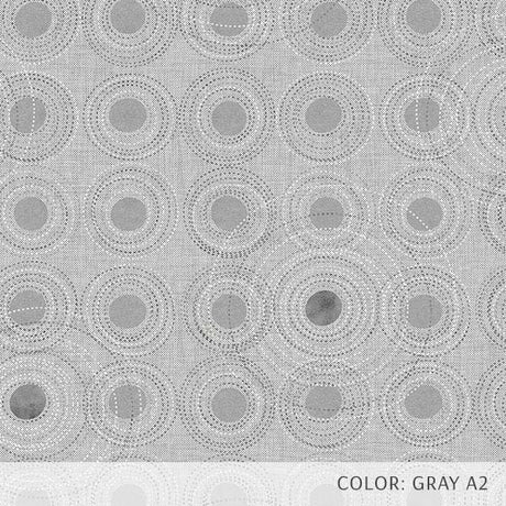 Stitched Circles (P440) Custom Printed Vinyl Flooring Design