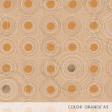 Stitched Circles (P440) Custom Printed Vinyl Flooring Design