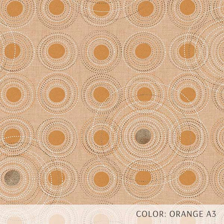 Stitched Circles (P440) Custom Printed Vinyl Flooring Design