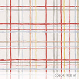 Plaid Scribble (P450) Custom Printed Vinyl Flooring Design